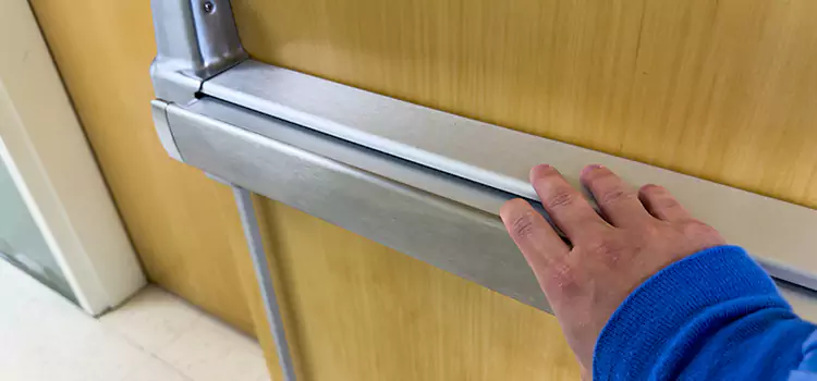 Installing a Push Bar on a Door Westfield